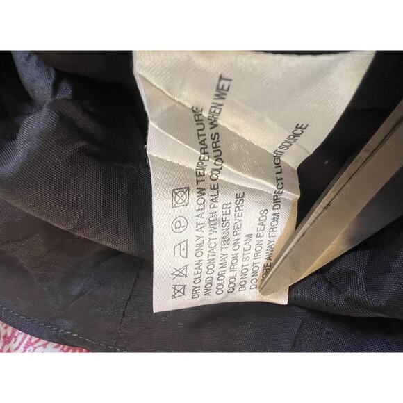 Vintage Y2K Coast Brown 100% Silk Multicolored Floral Halterneck Back Tie Top - Picture 7 of 7